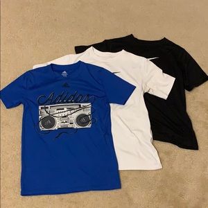 3-Pack Nike and Adidas Boys T-Shirts